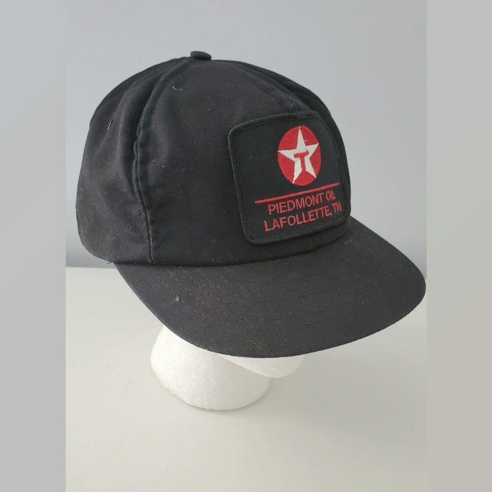 Vintage Texaco Piedmont Oil Truckers Snapback Hat